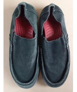 Crocs Santa Cruz Men&#39;s Loafers Sz 8 Suede Leather XX - $458.63 MXN