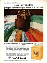 1963 RCA whirlpool yellow dryer ad nostalgic vintage c6 - $21.21