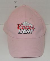 Coors Light beer Pink adjustable One Size Fits all Hat Cap by Acme - $14.80