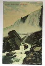 Vintage Postcard 1900&#39;s Rock of Ages Niagara NY New York River Falls Scene - £3.16 GBP