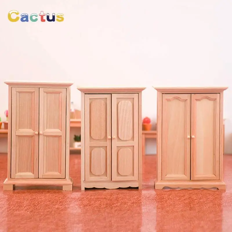 1:12 Dollhouse Miniature Wardrobe Lockers Vertical Cabinet Storage Cabinet - £10.59 GBP+
