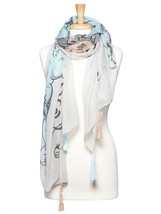 Laura Janelle moon &amp; back mantra scarf in Ivory - size One Size - $24.75