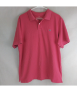 Vineyard Vines Classic Fit Men&#39;s Solid Pink Polo Shirt Size Large - $455.62 MXN