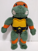Vintage TMNT Teenage Mutant Ninja Turtles MICHAELANGELO Stuffed Animal P... - £19.62 GBP