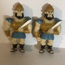 Goliath From The Bible Figures Lot Of 2  Toy T6 - £7.01 GBP