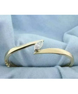 1Ct Marquise Cut Lab Created Diamond in 14K Yellow Gold Plated Women&#39;s B... - $4,892.17 MXN