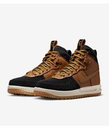 NEW Nike Lunar Force 1 Duckboot Ale Brown Black 805899 202 Men’s Size 8.5 - $168.29