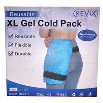 Revix Reusable Gel Cold Pack for Shoulder &amp; More 12x15&quot; Skin Safe - £19.45 GBP