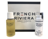 French Riviera by Carlo Corinto MEN 3.3 oz EDT Spr+ 1.76 oz Fraicheur Hy... - $27.95