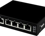 5 Port Unmanaged Industrial Gigabit Ethernet Switch - Din Rail / Wall-Mo... - £267.89 GBP