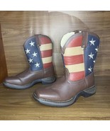 Lil’ Durango 8” Western Rebel Cowboy Boots Brown American Flag Patriotic... - $95.00