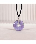 18K White Gold Natural Lavender Jade Pendant | High Quality Real Jade Pe... - $9,550.00