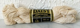Vintage Lily Daisy Mercerized Cotton Crochet Thread - Size 10 Color Ecru - £6.66 GBP