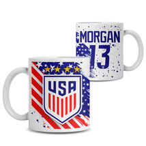 Alex Morgan #13 USWNT Soccer FIFA Women&#39;s World Cup 2023 Ceramic Mug  - £16.06 GBP+