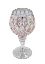New Glaskelch, Pink/Silver, Handmade, Hand Blown, ? 10,5 CM / Height: 20 - £24.22 GBP