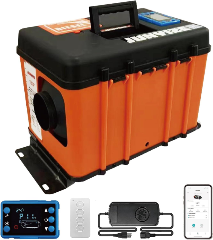 12V 8KW Diesel Heater, All-In-One Diesel Air Heater, Portable Diesel Heater with