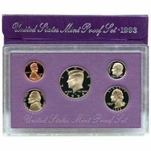 1993-S Proof Set United States US Mint  Packaging Box &amp; COA - £8.67 GBP