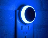 Blue Night Light Plug In, Plug-In Nightlight With Dusk To Dawn Sensor, A... - $17.99