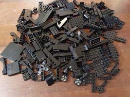 Lego Vintage Brick Lot Assorted Pieces 1970-1990s Black .12oz - £21.91 GBP
