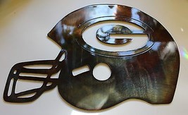 Greenbay Packers Helmet  24&quot; wide Metal Wall Art - £57.66 GBP