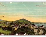 Birds Eye View in 1847 San Francisco CA 1915 DB Postcard W4 - $3.91