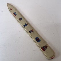 Vintage Stainless Steel Letter Opener With Asian Themed Case Made in Hong Kong - £6.39 GBP