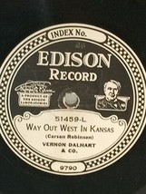Edison Record #51459 WAY OUT WEST IN KANSAS   E2 - £22.36 GBP