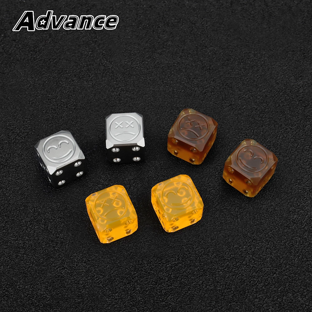 2pcs Titanium Alloy/PC/PEI Dice Collectible Gifts Creative Dice Tool Outdoor - $22.88+