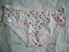 Rue 21 Women&#39;s Bikini Panties X-LARGE Peach Tie Dye With Cherries  New - £7.91 GBP