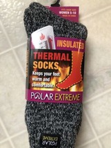 Polar Extreme Women&#39;s Moisture Wicking Insulated Thermal Socks new! - $26.88