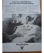 Westinghouse News Broadcasting Company Print Magazine Advertisement 1968 - $95.18 MXN