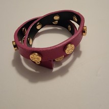 Tory Burch wrap bracelet hot pink purple - £28.41 GBP