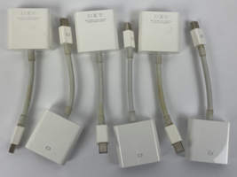 Bundle Lot of 6 x Apple Thunderbolt Mini DisplayPort to DVI Adapter A1305 - $27.99