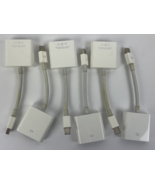 Bundle Lot of 6 x Apple Thunderbolt Mini DisplayPort to DVI Adapter A1305 - £21.03 GBP