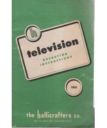 Hallicrafters Owner&#39;s Manual 1951 Television - £2.00 GBP