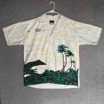 Hawaiian Summer Shirt Adult XXL 2X Tropical Button Up Camp Casual Outdoo... - £14.78 GBP