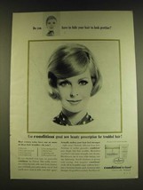 1966 Clairol Condition Ad - Do you have to hide your hair - $18.49
