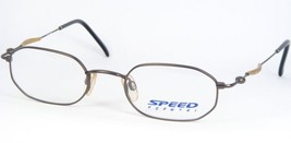 Vintage Speed Eyewear SP026 10 Antique Bronze /GOLD Eyeglasses Glasses 46-19-135 - £34.43 GBP