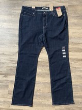 Levis Classic Bootcut Jeans Women&#39;s 18W M Dark Blue NWT - $28.86
