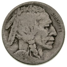 1924-S 5C Buffalo Nickel in Very Good VG Condition, Natural Color, Some Toning - £35.71 GBP