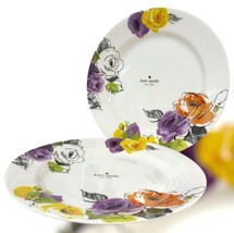 Kate Spade New York / LENOX Charcoal Floral 11.5” Set Of 2 Plates - Disc... - $59.00