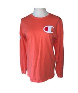 Champion collection Heritage Big C Groovy Papaya Long Sleeve T-Shirt medium - $23.12