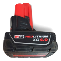 GENUINE Milwaukee OEM M12 4.0 Battery XC4.0 12V 4.0Ah 48-11-2440 RedLithium - $35.99