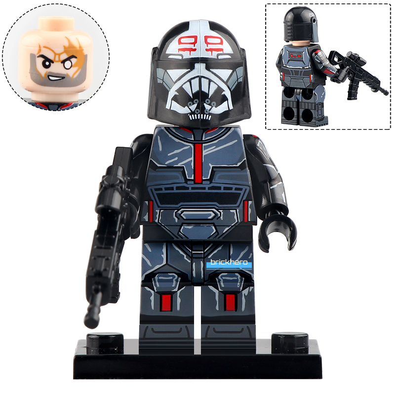 Wrecker (Bad Batch) Star Wars Clone Wars Lego Compatible Minifigure Brick Toys