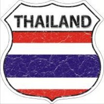 Thailand Highway Shield Novelty Metal Magnet HSM-421 - £11.95 GBP