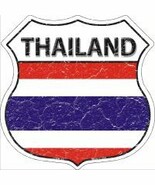 Thailand Highway Shield Novelty Metal Magnet HSM-421 - £11.95 GBP