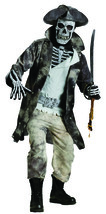 Fun World Men&#39;s Ghost Pirate Costume, Multi, Standard - £142.39 GBP