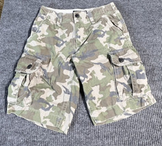 American Eagle Outfitters Shorts Mens 26(28) Green Camouflage Cargo Outdoor - £26.13 GBP