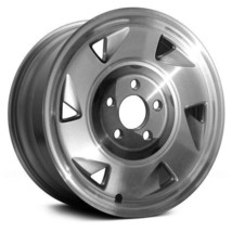 Wheel For 1995-99 Chevy Blazer 15x7 Alloy 6 Slot 5-108mm Painted Silver Machined - £258.31 GBP