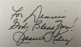 Country singer Jeannie C. Riley signed note - £19.55 GBP